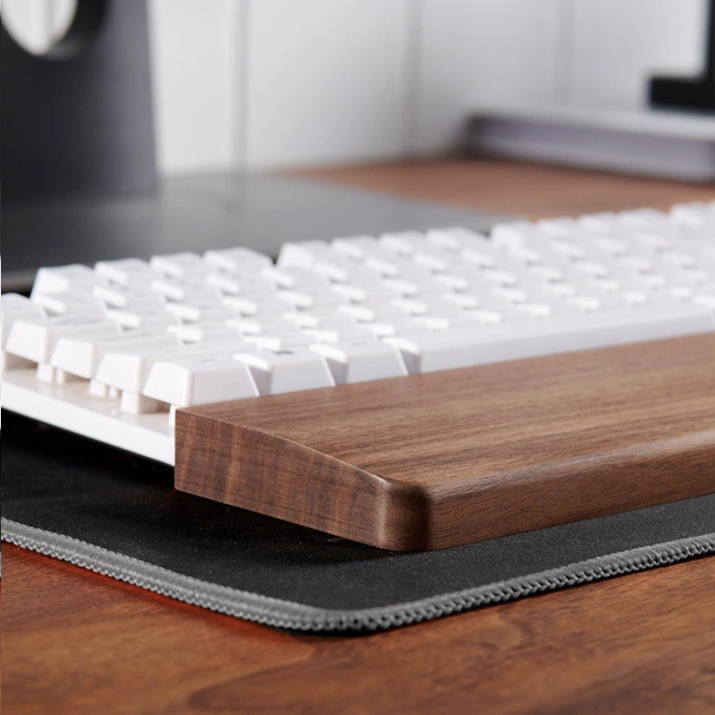 ตัวยึดแป้นพิมพ์ไม้วอลนัทสีดำสี - Wrist Rest Wood บทวิจารณ์และราคา