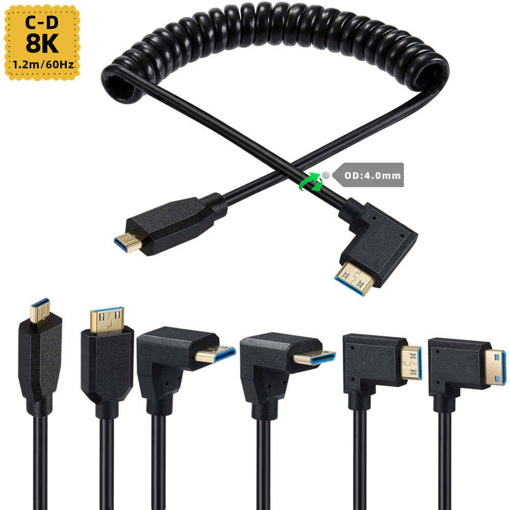 2.1 เวอร์ชัน 8K@60Hz 4K@120Hz  - Coiled Usb Cable บทวิจารณ์และราคา
