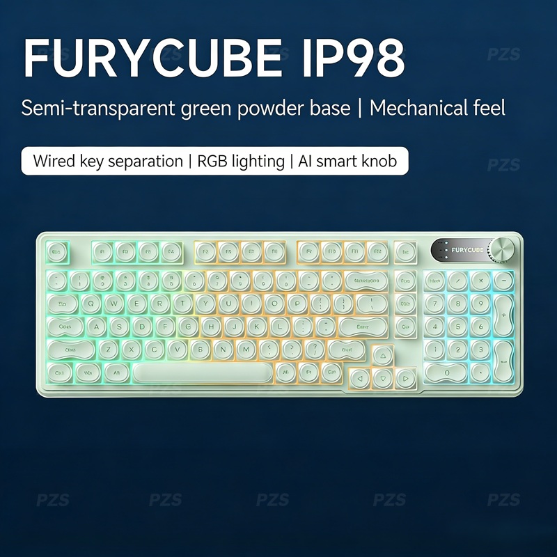 FURYCUBE IP98 คีย์บอร์ดเมมเบรน - Gaming Keyboard Ip98 บทวิจารณ์และราคา