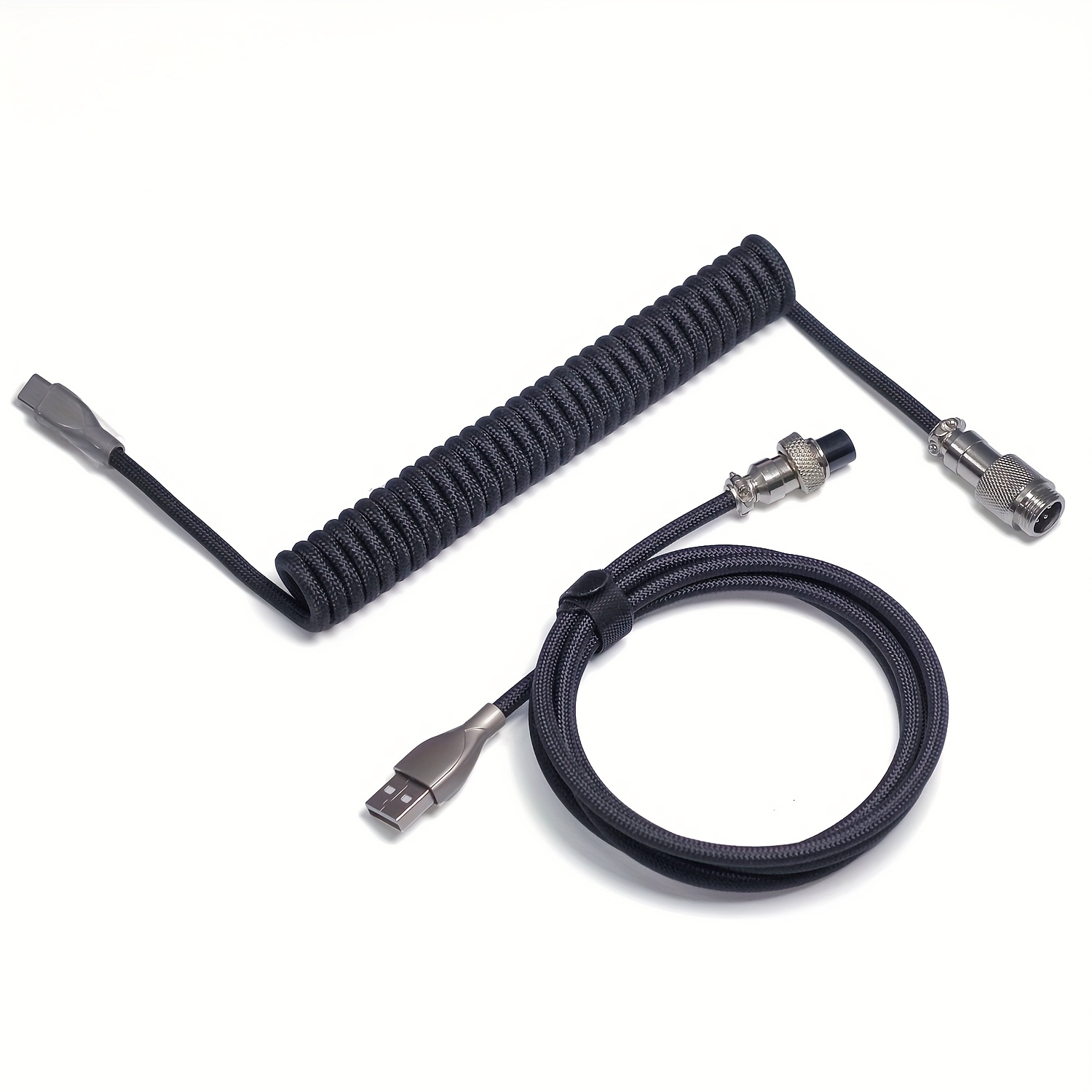 คีย์บอร์ดแบบกลไก สายเคเบิลแบบข - Coiled Usb Cable บทวิจารณ์และราคา