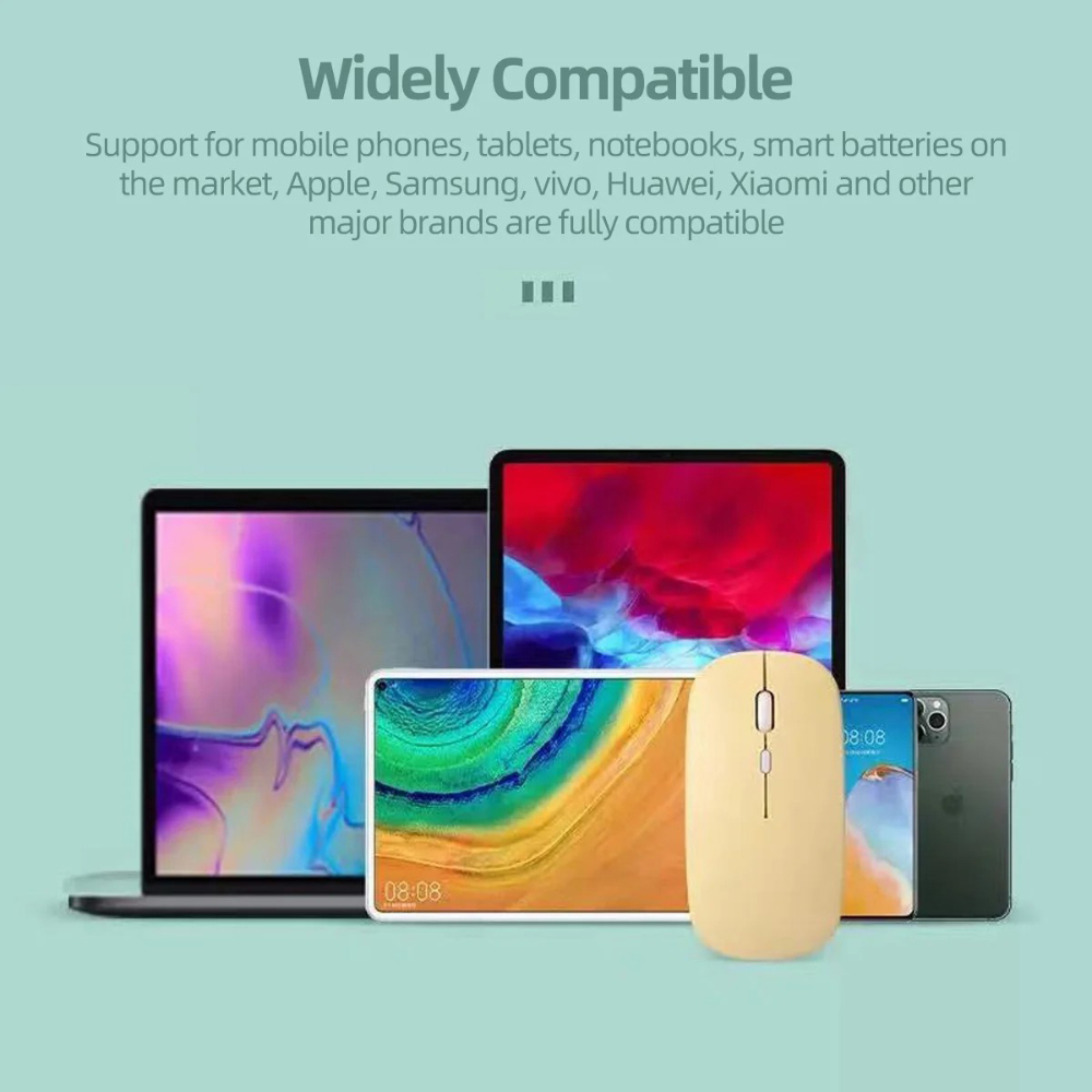 เมาส์บลูทูธแบบเงียบเมาส์ไร้สาย - Gaming Keyboard And Mouse Wireless บทวิจารณ์และราคา