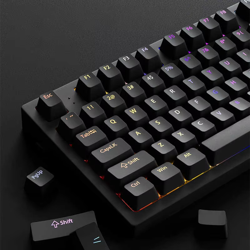 คีย์แคปแบบ Double Shot สีดำ 13 - Keyboard Gaming Black บทวิจารณ์และราคา